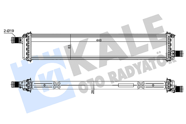 Renault Captur Su Radyatörü Turbo OEM 214108020R